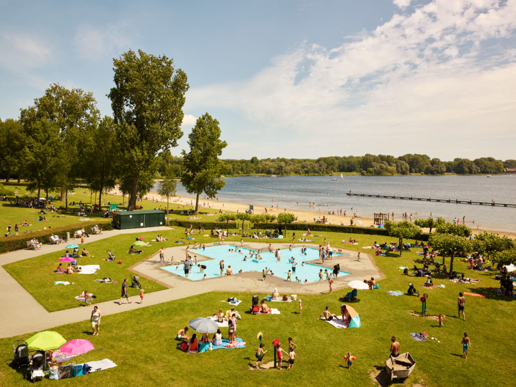 Kralingse Plas, Rotterdam, in de zomer